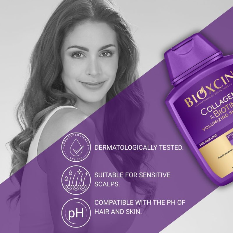 شامپو مو حجم دهنده و ضد ریزش بیوکسین BIOXCIN حجم 300 میل - Image 4