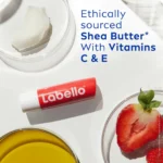 بالم لب مرطوب‌کننده و رنگی لابلو Labello Strawberry Shine با رایحه توت‌فرنگی و رنگ قرمز ملایم وزن 4.8 گرم - Image 4