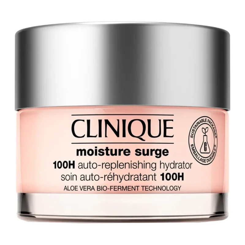 clinique-moisture-surge-auto-replenishing-hydrator-face-cream-125ml کرم آبرسان پوست صورت 100 ساعت کلینیک CLINIQUE Surge Auto Replenishing Hydrator Face Cream حجم 50 میل - Image 1