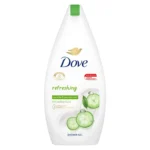 شامپو بدن طراوت‌بخش و مرطوب‌کننده داو Dove Refreshing Cucumber & Green Tea با رایحه خیار و چای سبز حجم 500 میل