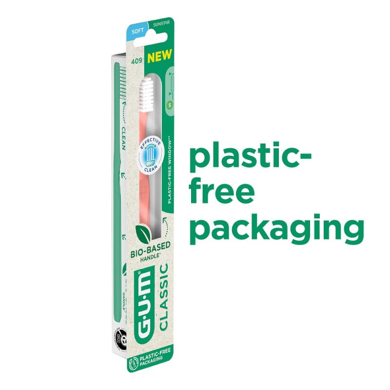 مسواک جی یو ام GUM مدل کلاسیک با برس نرم - Image 5