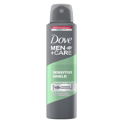 image_34GYk8z اسپری ضد تعریق مردانه داو Dove مدل Sensitive Shield + Care حجم 150 میل - Image 1