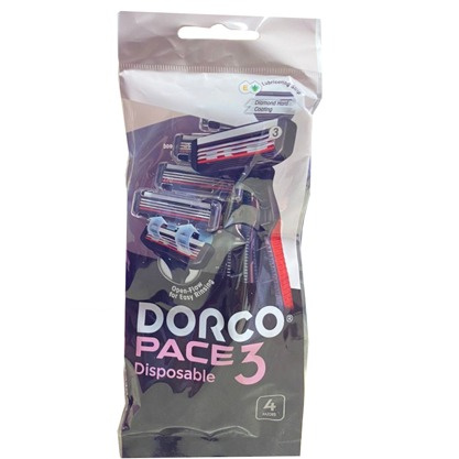 image_3qlmgcr خودتراش دورکو مردانه 3 لبه بسته 4 عددی DORCO - Image 1