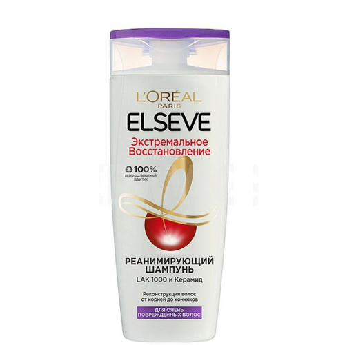 image_51HkjGJ شامپو ترمیم کننده لورال السیو فرانسه Loreal حجم 400 میل - Image 1