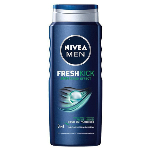 image_5xJzm8m شامپو سر و بدن 3 در 1 نیوا NIVEA مدل Fresh Kick - Image 1