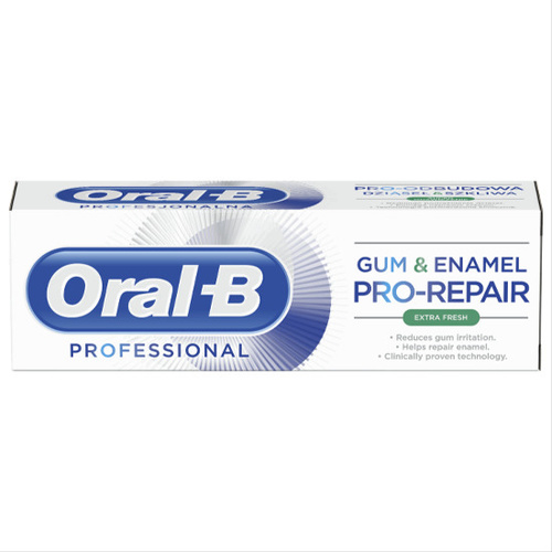 image_612Bkwq خمیردندان اورال بی – Oral-B مدل Repair Extra Fresh با حجم 75 میلی - Image 1