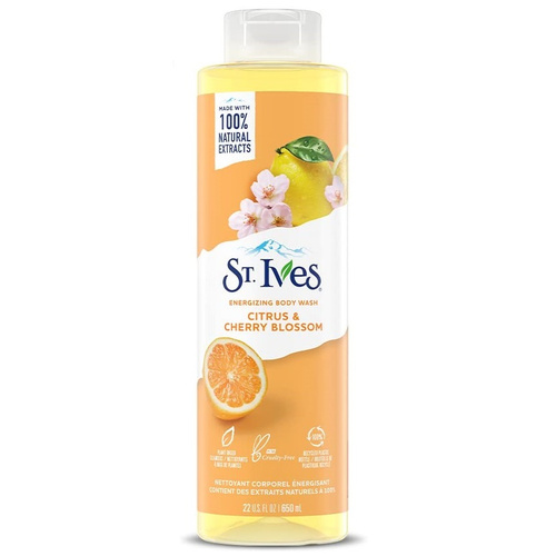image_6QnL6Zh شامپو بدن سنت ایوز St.Ives مرکبات و شکوفه گیلاس حجم 650 میل - Image 1