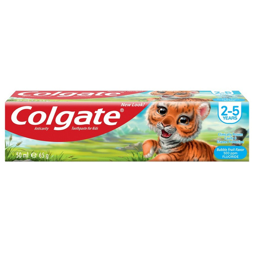 image_6TOKuNW خمیر دندان کودک کلگیت Colgate سنین 2 تا 5 سال - Image 1