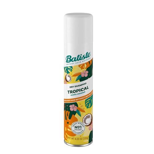 image_6wAnuIH شامپو خشک باتیست مدل Tropical حجم 200 میلی لیتر ا Batiste Tropical Dry Shampoo 200ml - Image 1