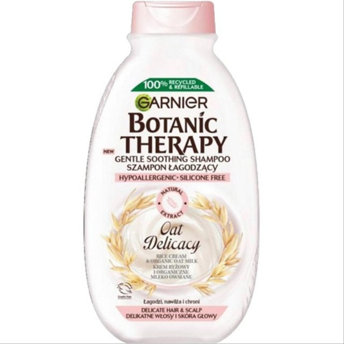 image_BFE7jpL شامپو آبرسان و محافظت کننده موی نازک و پوست سر جو دوسر و شیر Botanic therapy گارنیر - Image 1