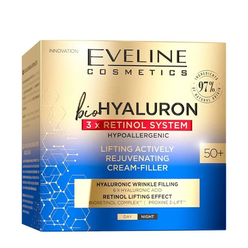 image_CowraAP کرم لیفت شب و روز بایو هیالورون+50 اولاین EVELINE - Image 1