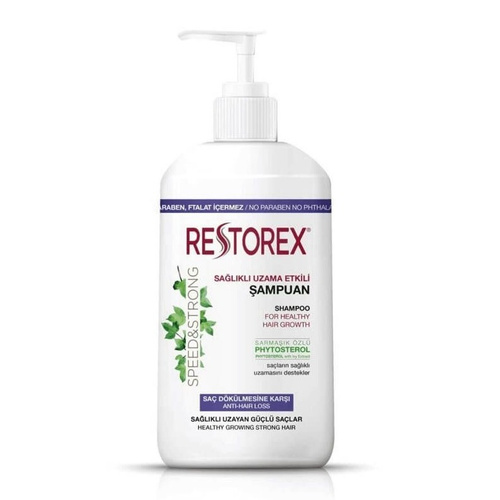 image_DK38lhT شامپو ضد ریزش مو رستورکس RESTOREX حاوی بیوتین حجم 1000 میل - Image 1