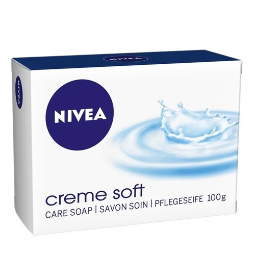 image_DQtUilB صابون کرمی مراقبتی نیوا Nivea مدل Creme Soft مناسب انواع پوست حجم 100 گرم - Image 1