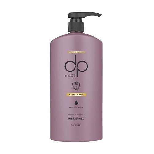 image_E2CRPh6 شامپو کراتینه دی پی dp سولفات فری حاوی عصاره گل میخک حجم 500میل - Image 1