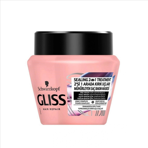 image_FC0yDxn ماسک مو ترمیم کننده گلیس مدل Maschera 2-in-1 addio doppie punte حجم 300 میل - Image 1