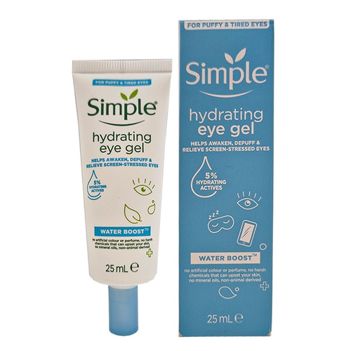 image_FupB4bk ژل آبرسان دور چشم سیمپل Simple مدل Hydrating Eye حجم 25 میل - Image 1