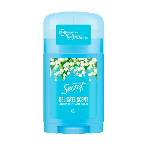 image_G81fyPS استیک (مام) صابونی ضد تعریق زنانه سکرت Secret مدل Delicate Scent حجم 40 میل - Image 1
