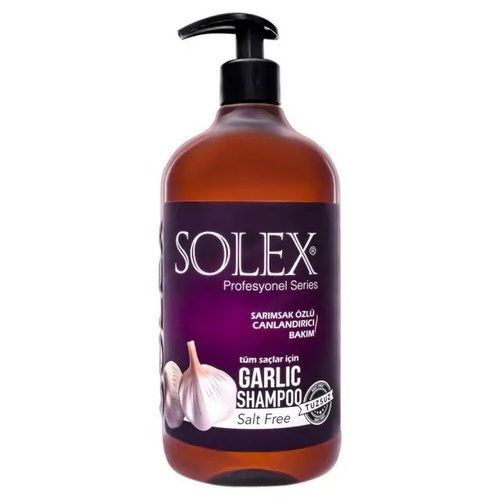 image_GZ5uj0g شامپو سولکس Solex بدون نمک حاوی عصاره سیر مناسب انواع مو حجم 1000 میل - Image 1