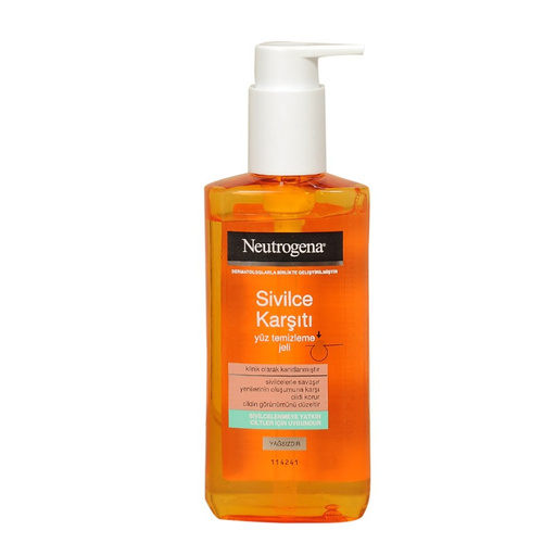 image_KI8Dwk0 ژل شستشوی صورت ضد جوش نوتروژینا Neutrogena حجم 200 میل - Image 1