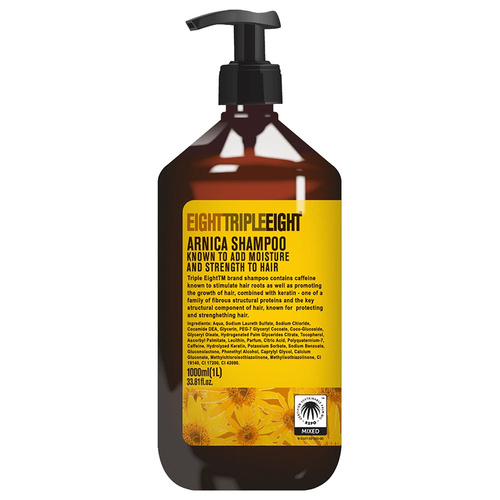 image_LSyKieZ شامپو موهای آسیب دیده اِیت تریپل اِیت Eight Triple Eight مدل آرنیکا Arnica حجم 1 لیتر - Image 1