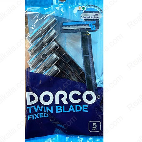 image_MVVmcUX خودتراش مردانه دو لبه دورکو مدل Twin Blade (بسته 5 عددی) DORCO - Image 1