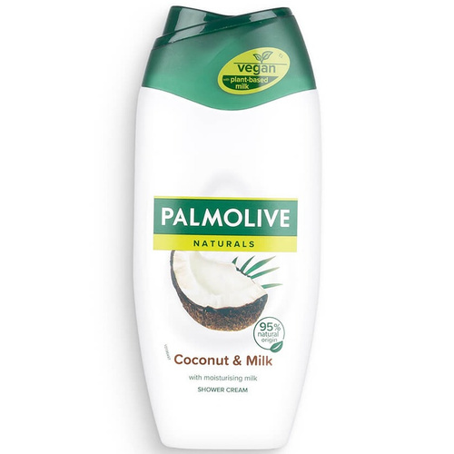 image_Re2JCMt شامپو بدن پالمولیو Palmolive مدل شیر و نارگیل حجم 250 میل - Image 1
