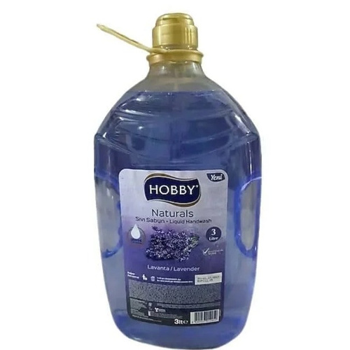 image_U3dBXGp مایع دستشویی هوبی Hobby با رایحه اسطوخودوس حجم 3 لیتر - Image 1