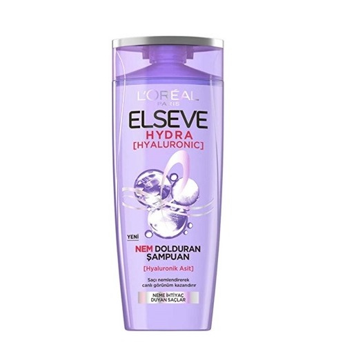 image_XmGej6u شامپو مرطوب کننده لورال Loreal حاوی هیالورونیک اسید حجم 390 میل - Image 1
