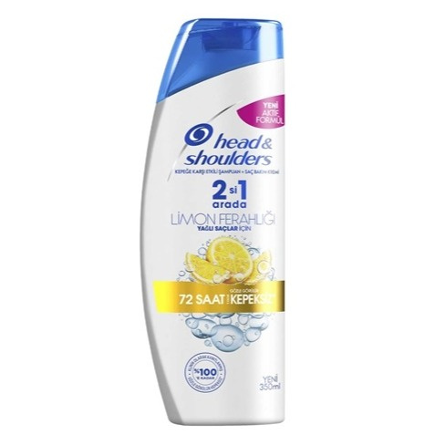 image_aUB8o1b شامپو 2 در 1 هد اند شولدرز مدل limon Ferahligi حجم 350 میل head and shoulders - Image 1