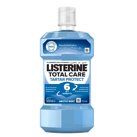 image_bHI40Ae دهانشویه ضد جرم لیسترین Listerine مدل TarTar Protectحجم 500 میل - Image 1