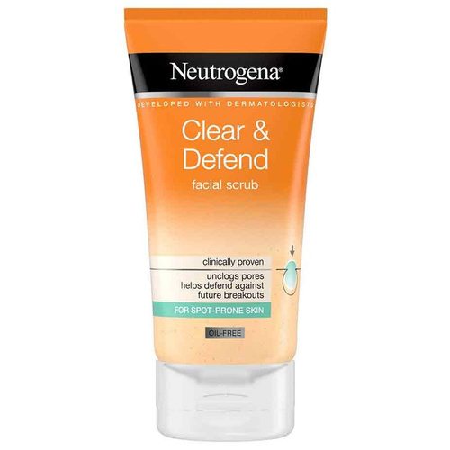 image_bMX7qv7 اسکراب لایه بردار صورت نوتروژینا Neutrogena مدل clear & defend - Image 1