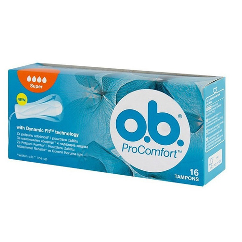 image_bxIBzga تامپون او بی OB سری ProComfort تعداد 16 عدد - Image 1
