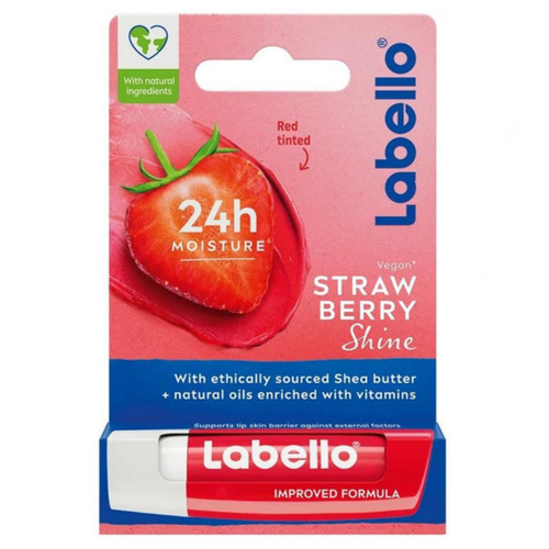 image_d1cxx18 بالم مرطوب کننده لب طعم توت فرنگی Strawberry Shine لبلو حجم 4.8 گرم - Image 1