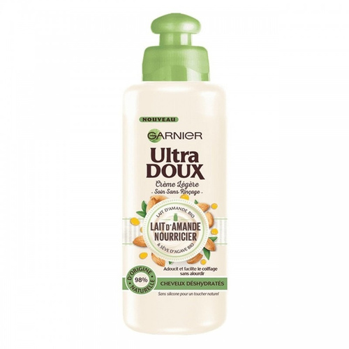 image_dREvQBJ کرم مو مغذی و آبرسان گارنیر Garnier حاوی عصاره شیر بادام و آگاو حجم 200 میل - Image 1