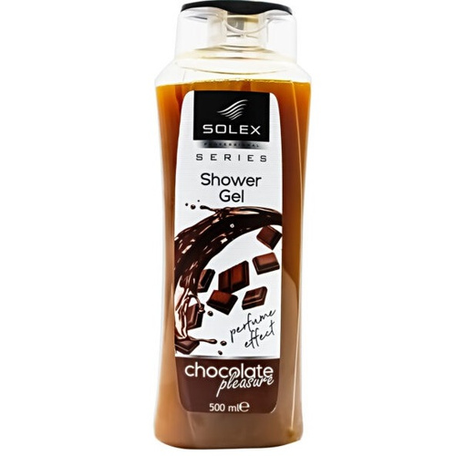 image_ddxjiTN شامپو بدن (ژل) سولکس Solex حاوی عصاره شکلات حجم 500 میل - Image 1