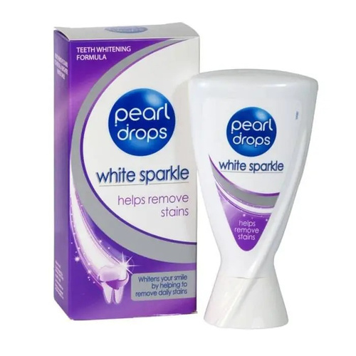 image_dqxB2jh خمیر دندان پرل دراپس Pearl Drops مدل White Sparkle حجم 50 میل - Image 1