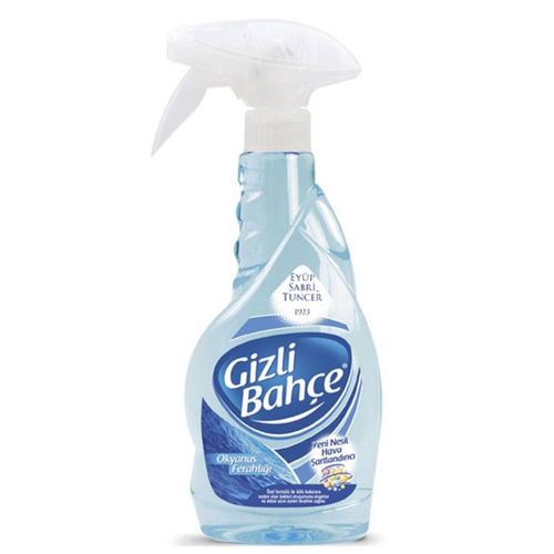 image_eDbuDJy اسپری خوشبو کننده هوا ایوب صبری Gizli bahce با رایحه اقیانوس حجم 500میل - Image 1