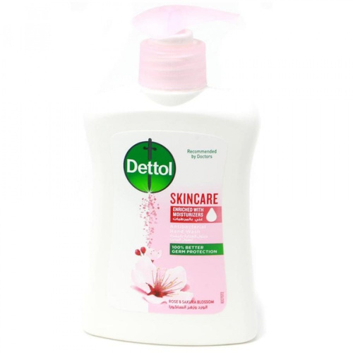 image_fWlNvZG مایع دستشویی آنتی باکتریال دتول Dettol مدل Skincare حجم 200 میل - Image 1