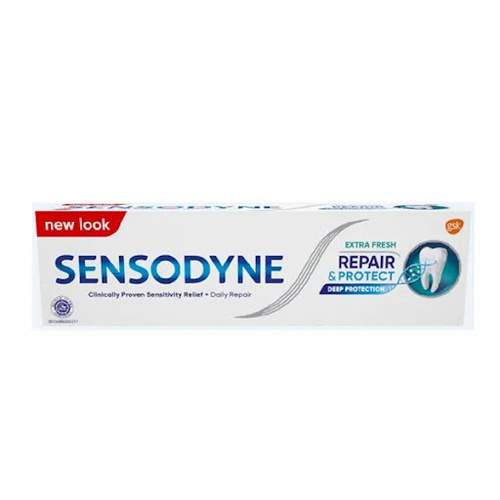 image_glh85SU خمیر دندان ترمیم کننده سنسوداین Sensodyne مدل Repair & Protect Extra Fresh حجم 100 گرم - Image 1