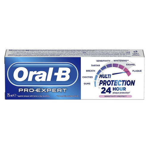 image_hQeagOP خمیر دندان اورال بی Oral-B مدل PRO-EXPERT مناسب دندان حساس حجم 75 میل - Image 1