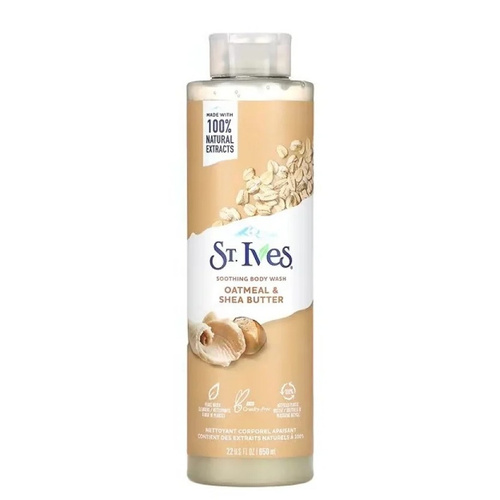 image_hy8I6BH شامپو بدن سنت ایوز ST.Ives حاوی جو دو سر و شی باتر حجم 650 میل - Image 1