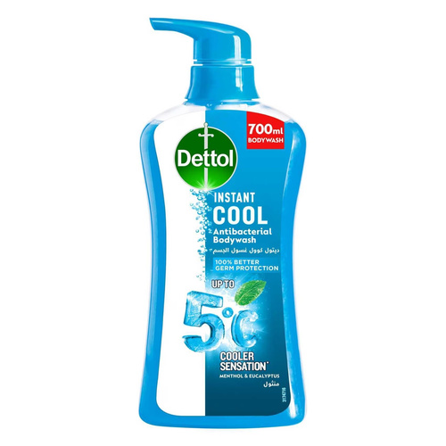 image_jYeo6ZX شامپو بدن آنتی باکتریال دتول Dettol مدل Cool حجم 500 میل - Image 1