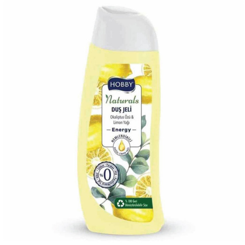 image_jybxm7B شامپو بدن هوبی سری Naturals مدل Energy حاوی عصاره اکالیپتوس و روغن لیمو 500 میل - Image 1