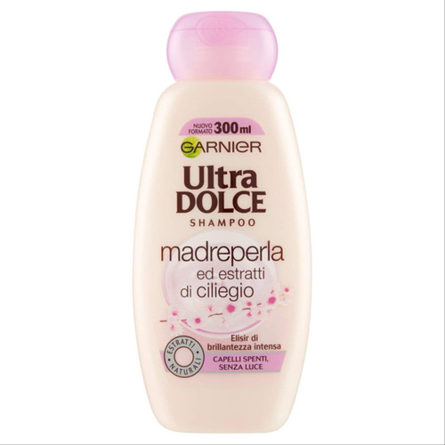 image_nhs4JOW شامپو گارنیر ULTRA DOLCE مدل عصاره شکوفه گیلاس و مروارید حجم 300 میل - Image 1