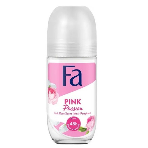 image_qZcSwtQ مام رول ضد تعریق زنانه فا Fa مدل Pink Passion حجم 50 میل - Image 1