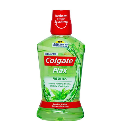image_svtq67o دهانشویه بدون الکل کلگیت مدل plax طعم چای تازه حجم 500میل - Image 1