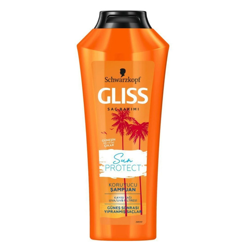 image_vphXxmE شامپو محافظت کننده مو گلیس Gliss مدل Sun Protect مناسب موهای آسیب دیده حجم 500 میل - Image 1
