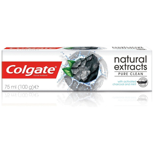 image_wINEQDt خمیر دندان کلگیت Colgate ذغال و نعنا مدل Natural Extracts حجم 75میل - Image 1