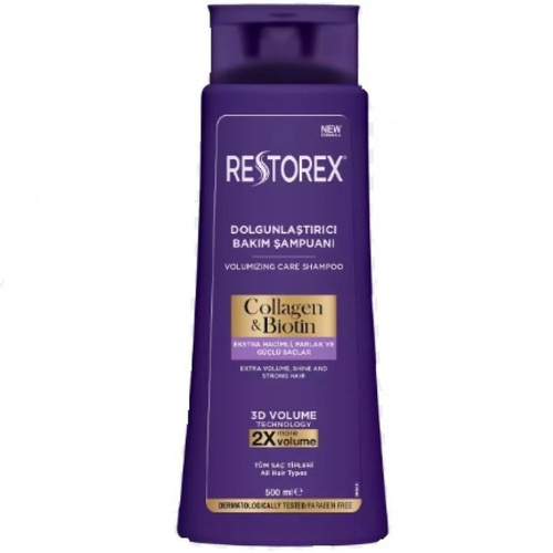 image_y3Kxf0X شامپو رستورکس Restorex مدل Collagen & Biotin حجم 500 میل - Image 1