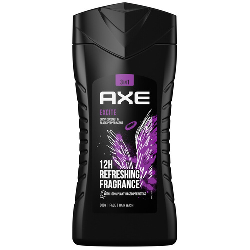 image_yw7Ff8G شامپو بدن 3 در 1 مردانه آکس مدل Excite | AXE - Image 1